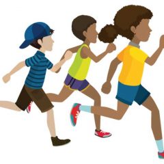 running kids