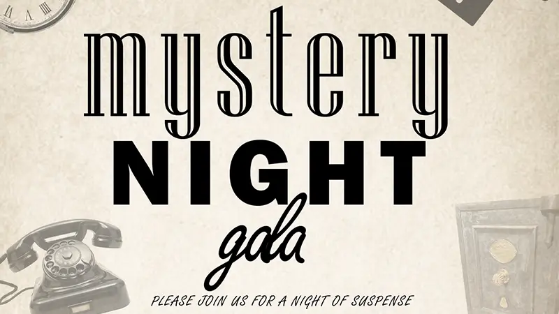 It's a mystery night gala