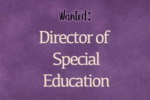 wanted: special ed director